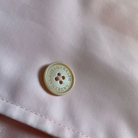 Lauren Ralph Lauren Pink Trench Jacket Women’s Small Button Down - Picture 6 of 13